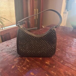 Steve Madden Black Studded Shoulder Bag